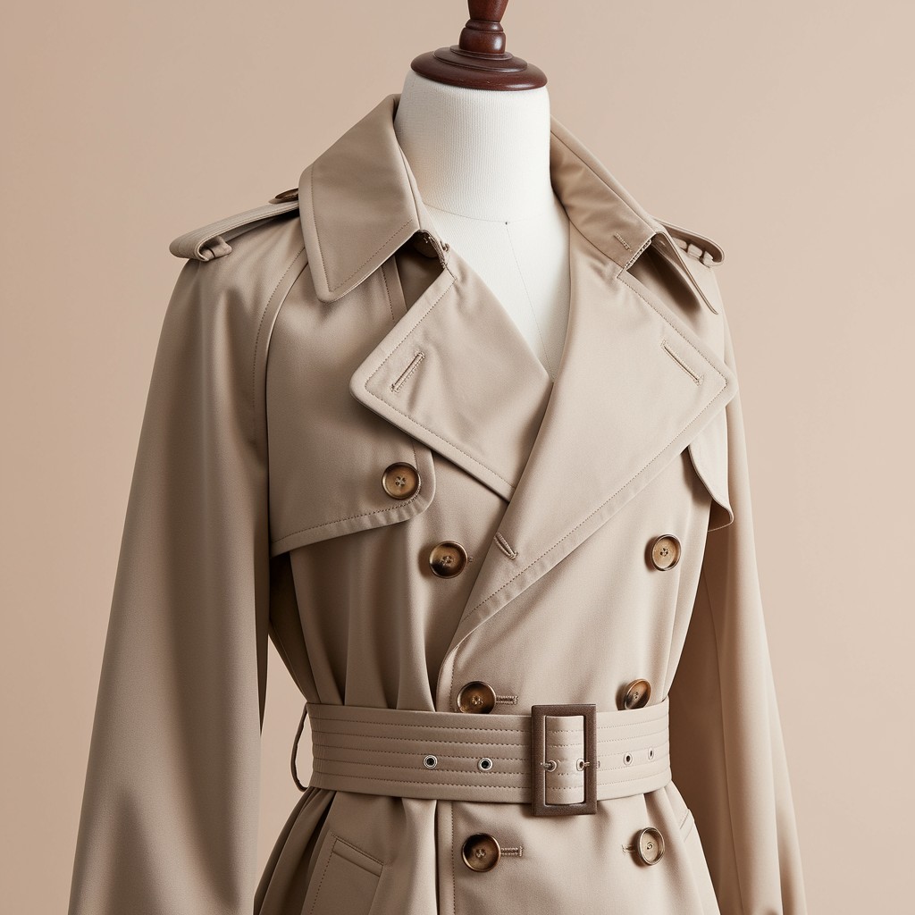 beżowy trencz stylizacje - ilustracja praktycznego zastosowania