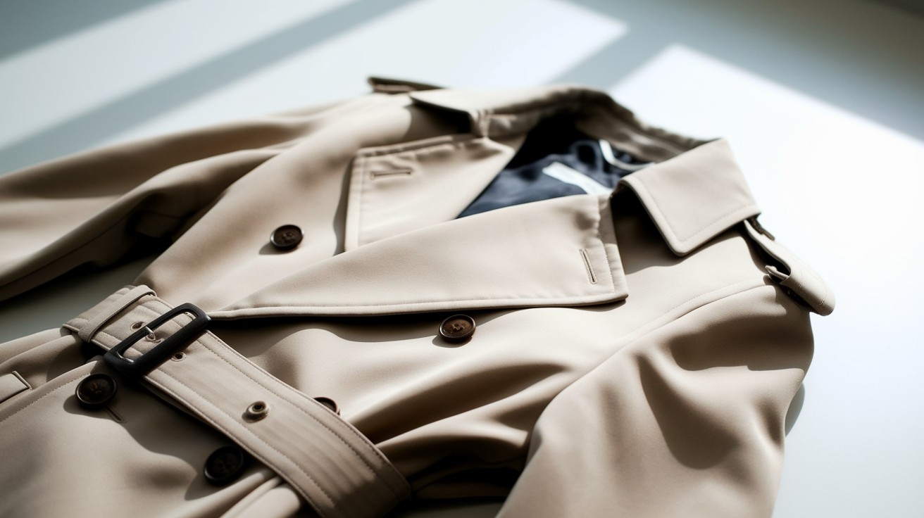 beżowy trencz stylizacje - zdjęcie główne artykułu