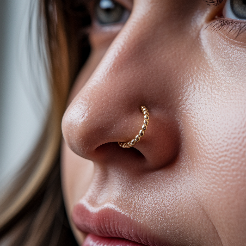 co oznacza kolczyk w nosie - ilustracja praktycznego zastosowania