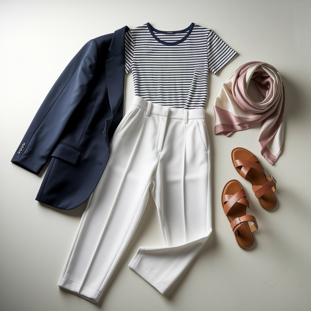 co ubrać do białych spodni - ilustracja praktycznego zastosowania